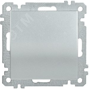 ВС10-1-0-Б Выключатель одноклавишный 10А BOLERO серебрянный