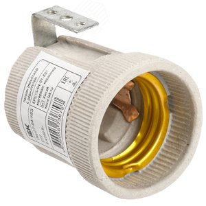 Патрон с держателем Пкр27-04-К63 Е27 керамика (EPC15-04-01-K01) - IEK (ИЭК)