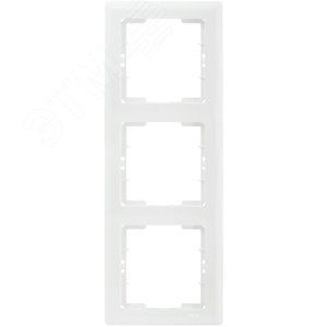 Рамка 3 местная вертикальная BOLERO белый