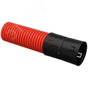 Труба гофрированная двустенная ПНД d=90мм красная (50м) IEK - IEK (ИЭК)