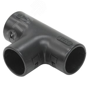 Тройник открывающийся TI25G черный (комплект 5шт.) - IEK (ИЭК)