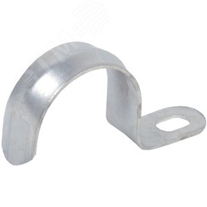 Скоба металлическая однолапковая d=16-17мм