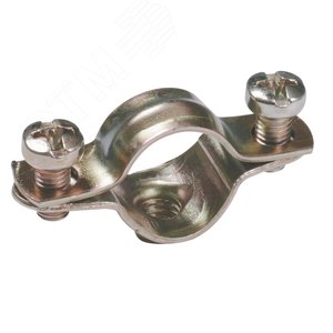 Скоба металлическая двухкомпонентная 14-15мм (100шт) (CMA12-14-100)