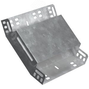 Поворот на 45 градусов вертикальный внутренний 80х400 горячеоцинкованный