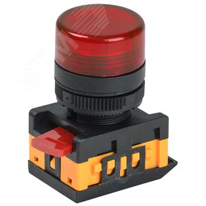 Лампа AL-22TE сигнальная красная с подсветкой неон 240В - IEK (ИЭК)