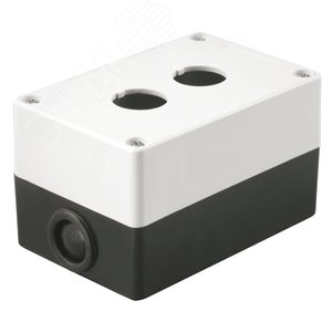 Корпус КП-102 на 2 кнопки белый - IEK (ИЭК)