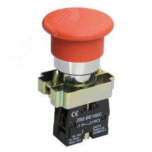 Кнопка управления LAY5-BC42 Гриб без подсветки