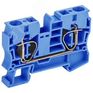 Клемма пружинная КПИ 2в-10 70А синий