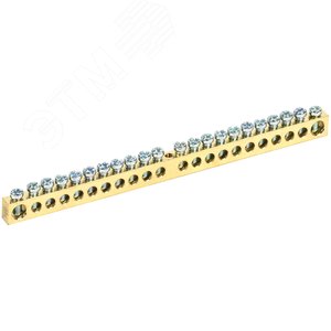 Шина PEN земля-ноль 8х12мм 22/1 (22групп/креп по цент)