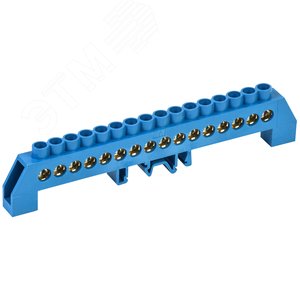 Шина N ноль комбинированный DIN-изолятор типа Стойка ШНИ-8х12-16-КС-С