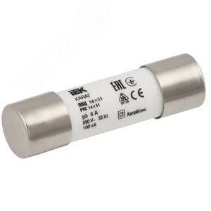 Плавкая вставка цилиндрическая ПВЦ 14х51 6А KARAT IEK (MFL20-006) - IEK (ИЭК)