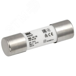 Плавкая вставка цилиндрическая ПВЦ 10х38 10А KARAT