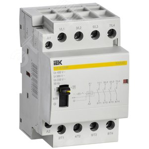 Контактор модульный с ручным упр. КМ40-40МР AC KARAT - IEK (ИЭК)