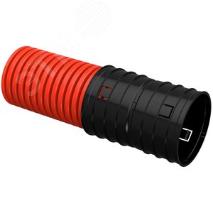 Труба гофрированная двустенная ПНД d=140мм красная (50м) IEK - IEK (ИЭК)