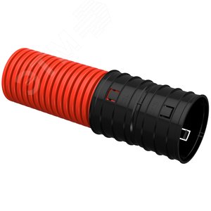 Труба гофрированная двустенная ПНД d=125мм красная (50м) IEK - IEK (ИЭК)