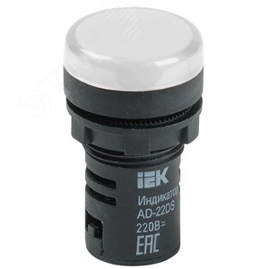 Лампа AD22DS LED матрица 22мм белый 230В - IEK (ИЭК)