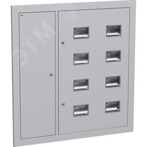 Корпус металлический ЩЭ-8-Э 36 IP31 (слабот. отсек слева) LIGHT - IEK (ИЭК)