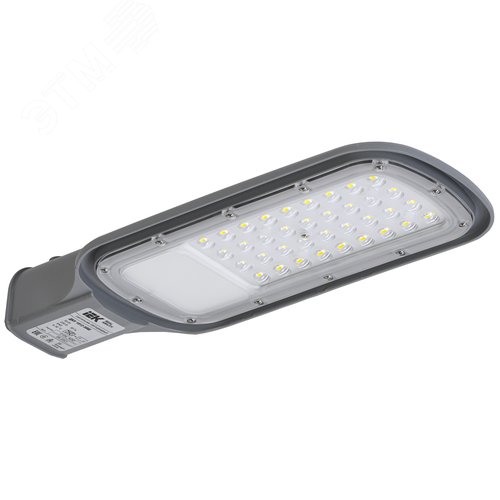 Светильник LED консольный уличный ДКУ 1012-50Ш 5000К IP65 серый - IEK (ИЭК)