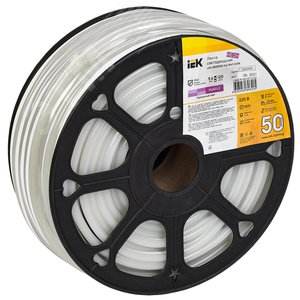 Лента светодиодная 50м LSR-2835P120 9,6Вт/м 220В IP67 - IEK (ИЭК)