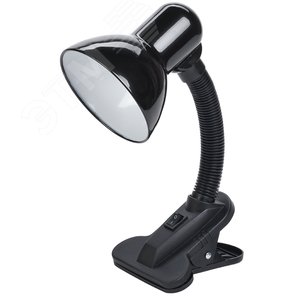 LIGHTING Светильник настольный 1001 на прищепке Е27 черный IEK - IEK (ИЭК)