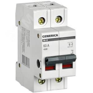 Выключатель нагрузки 2п ВН-32 GENERIC 63А - IEK (ИЭК)