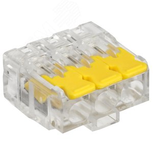 Строительно-монтажная клемма СМК 228-413 (4шт/упак) - IEK (ИЭК)