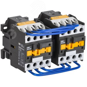 Контактор КМИ-22530 реверс 25А 400В/АС3 2НО | KKM23-025-400-20-1 | IEK - IEK (ИЭК)