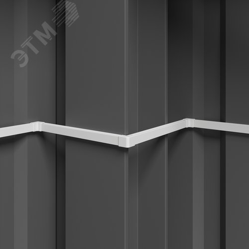 METRA MINI Угол внешний 40х40мм белый 2