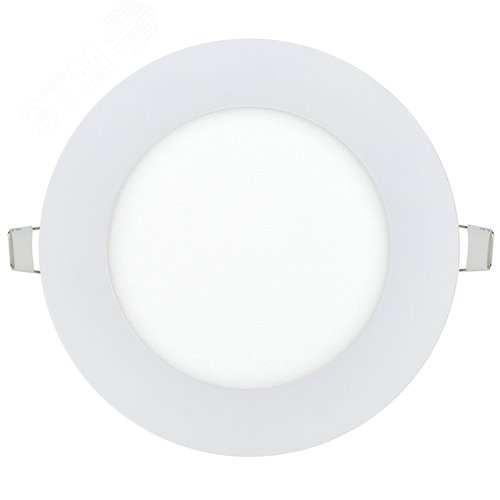 Светильник декоративный светодиодный LED встраиваемый ДВО 1601 белый круг LED 7Вт 3000 IP20