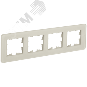 BRITE Рамка 4 поста РУ-4-2-Бр стекло песчаный RE IEK - IEK (ИЭК)