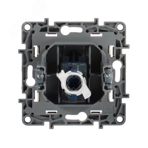 Розетка компьютерная RJ45 категория 5Е UTP слоновая кость ETIKA 3