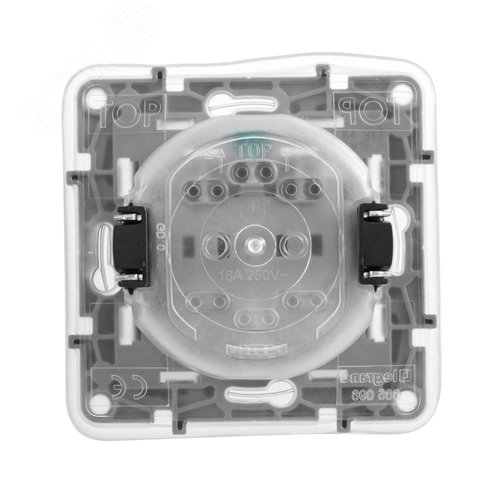 ETIKA Розетка 2К+З IP 44 с крышк. с/ш автоматическ 3