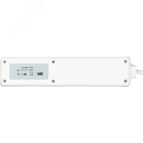 Удлинитель бытовой 4 розетки шнур 5м с заземлением с выключателем 16А 4