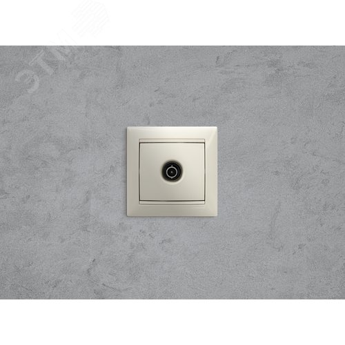 Розетка TV тип звезда слоновая кость VALENA 2