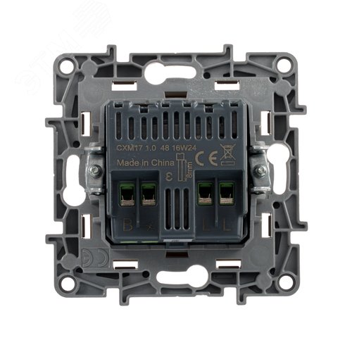 Светорегулятор поворотно-нажимной LED 300Вт без нейтрали слоновая кость ETIKA 4