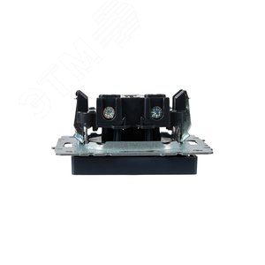 BRITE Розетка без заземления без защитных шторок 10А РС10-1-0-БрМ маренго - фото 5