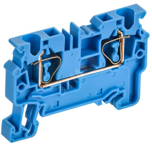 ARMAFIX Клемма пружинная CX4 BU 4мм2 проходная синяя IEK - фото 2
