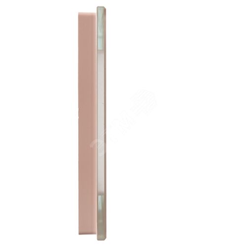 BRITE Рамка 4 поста РУ-4-2-БрП стекло персиковый матовый IEK - фото 5