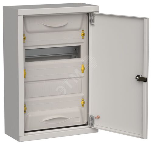 TITAN 5 Корпус металлический ЩРн-24 (1х24) 460х310х140мм IP31 серый (одна дверь) - фото 2