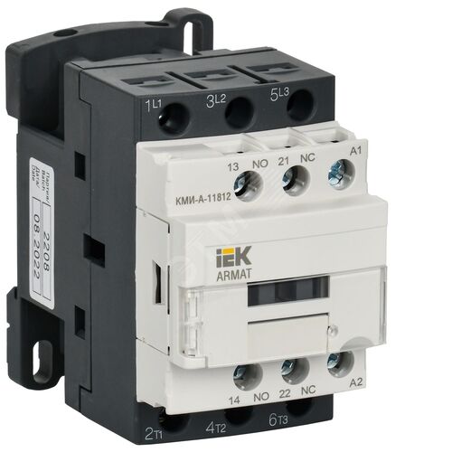 ARMAT Контактор КМИ-А-11812 LC1D 18А 230В/АС3 1НО/1НЗ  | AR-ACC-11-018-230-11 | IEK - фото 2