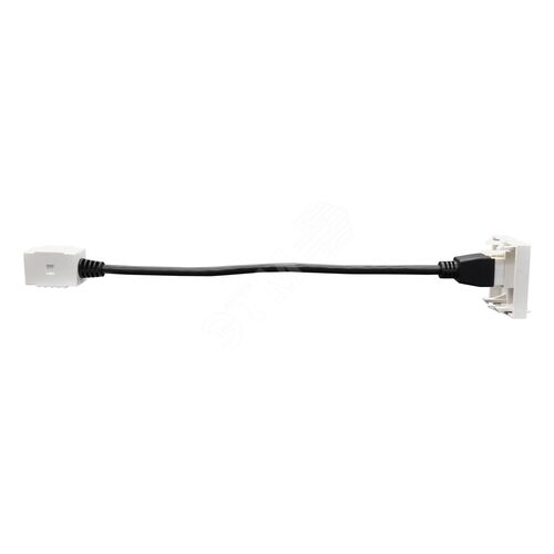 PRIMER РКМ-20-10-П Розетка мультимедийная HDMI M/M (2 модуля) белая IEK - фото 5
