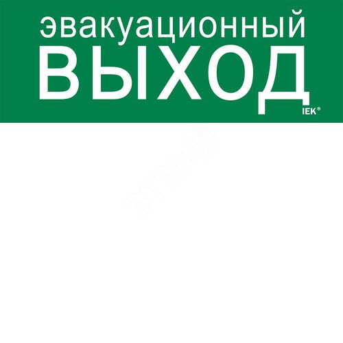 Этикетка самоклеящаяся 280х100мм ''Эвакуационный выход'' - фото 2