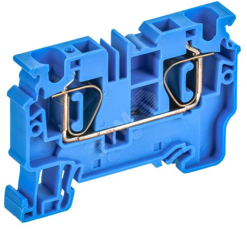 ARMAFIX Клемма пружинная CX6 BU 6мм2 проходная синяя IEK - фото 2