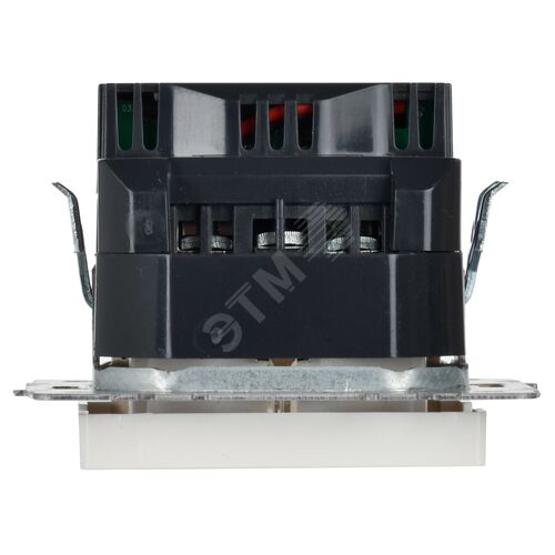 BRITE Розетка с заземлением с защитными шторками 16А с USB A+C 18Вт РЮш11-1-БрБ белый - фото 6