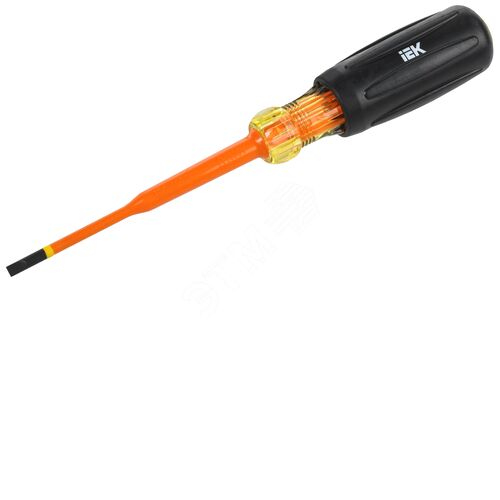 ARMA2L 5 Отвертка диэлектрическая SLIM SL4,0х100 Т3 | A2L5-SC31-T3-SL-40-100 | IEK - фото 2