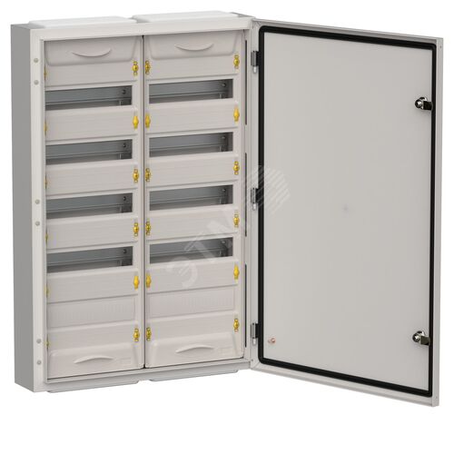 TITAN 5 Корпус мет. ЩРн-120 (2х60) 835х570х140 IP54 сер  | TI5-50-N-2X060-54-7035 | IEK - фото 2