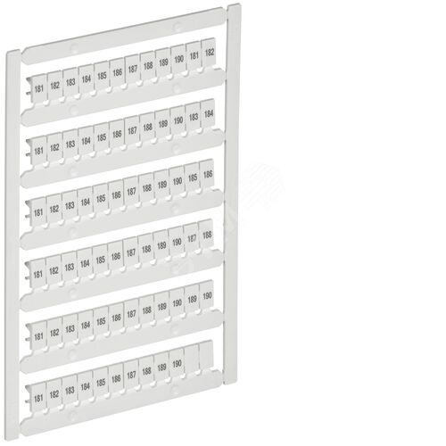 ARMAFIX Маркер для CTS/CP 4мм2 181-190 IEK - IEK (ИЭК)