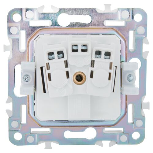 SKANDY Розетка с заземлением без защитных шторок 16А SK-R05G графит IEK - фото 4