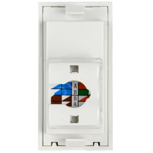 PRIMER РКИ-10-00-П-6 Розетка компьютерная RJ45 UTP кат.6 (1 модуль) белая IEK - фото 4