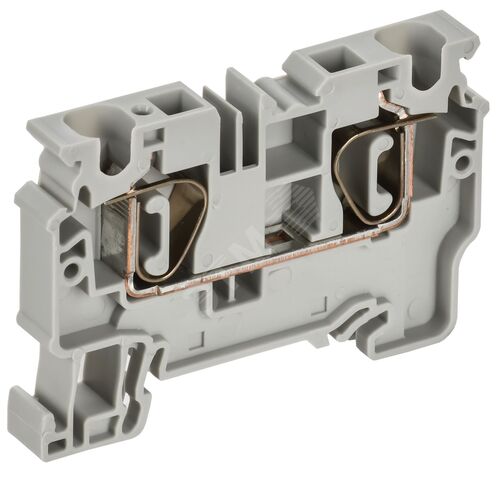 ARMAFIX Клемма пружинная CX6 6мм2 проходная серая IEK - фото 2